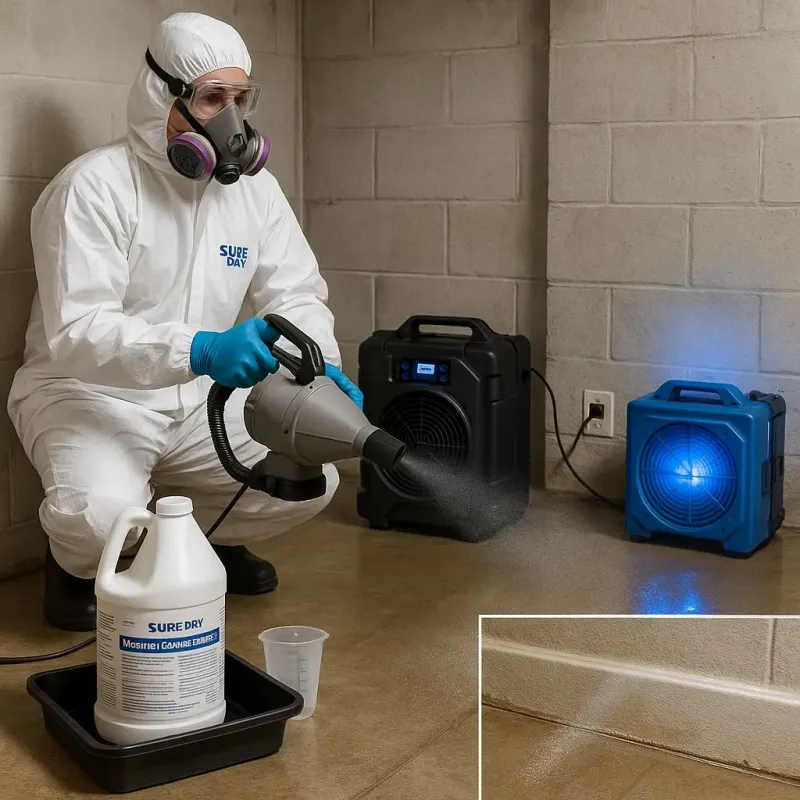 Sanitization and Odor Removal process in Wellington, UT